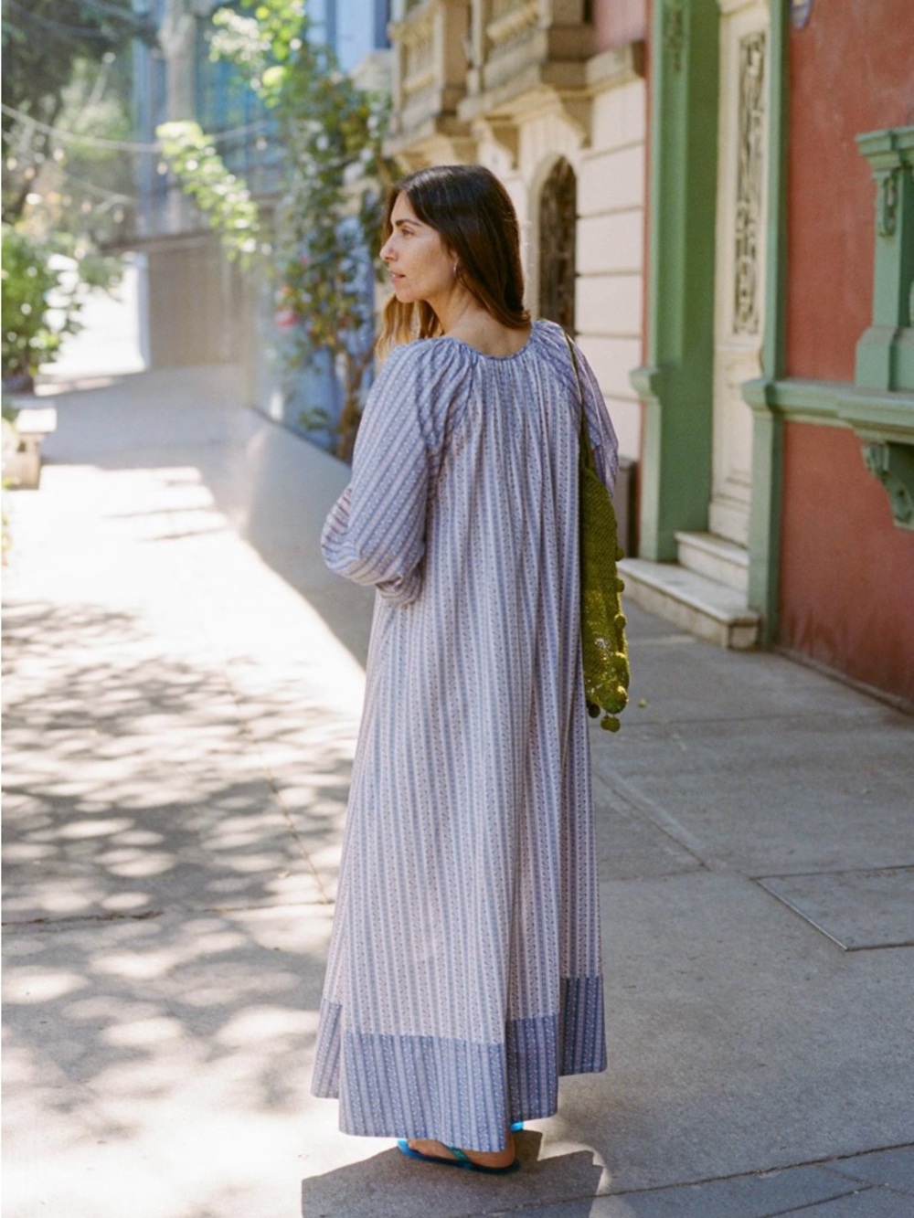 NWT Christy Dawn Tori Maxi Dress Meadow Stripe Size Small - Picture 3 of 6